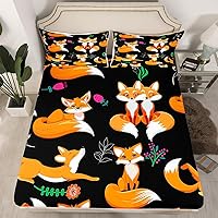 Vista 10 de Erosebridal Juego de ropa de cama tamaño matrimonial, diseño de arcoíris Kawaii para niños y niñas, diseño de catoon de estrellas lindas, funda