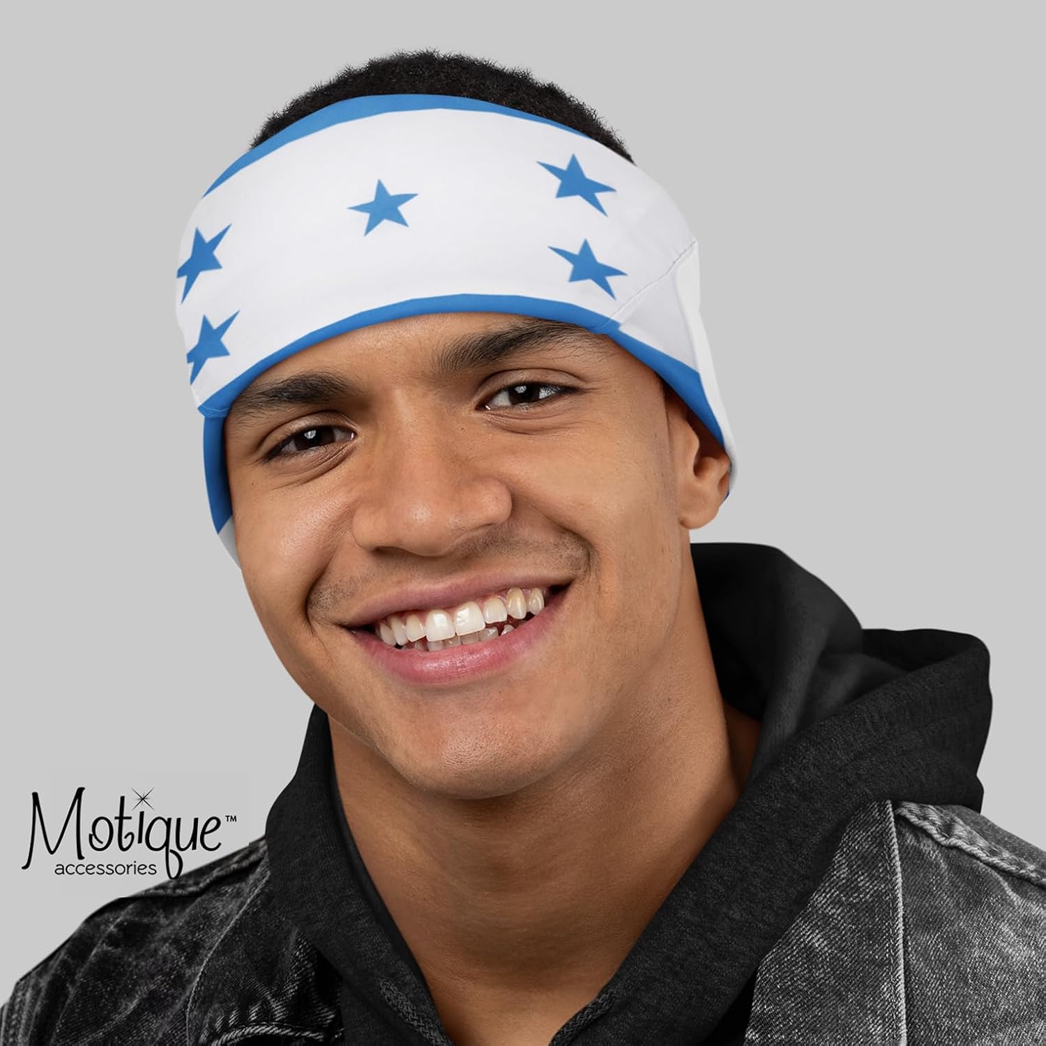 Motique Accessories Set of 3 Large Cotton Bandanas - Carribean Flags image 2