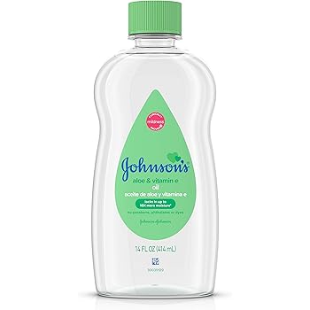 johnson's baby oil with vitamin e