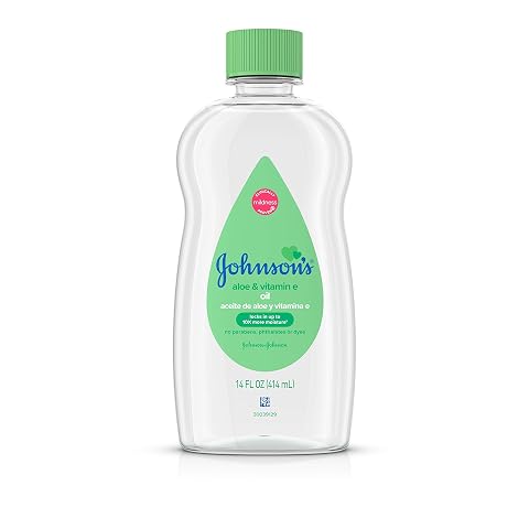 Johnson's Baby Oil, Aloe Vera and Vitamin E, 14 Fl Oz