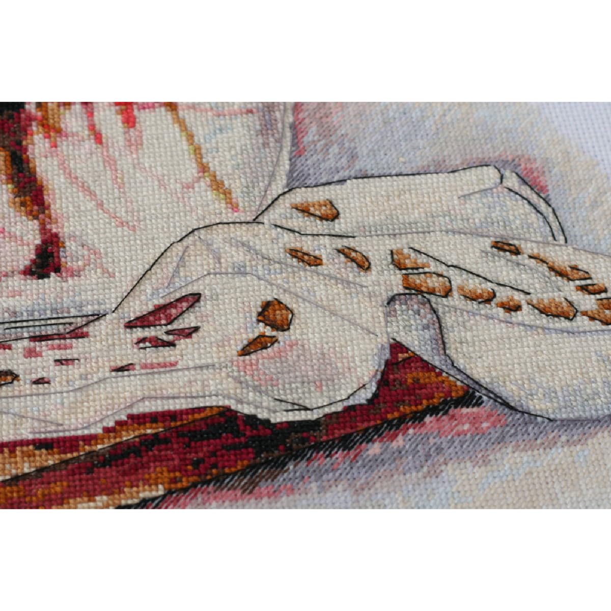 Abris Art AH-136 zestaw do haftowania krzyżykowego, bawełna, wielokolorowy, 40 x 21 cm