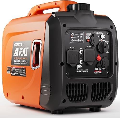 AIVOLT 4300W Inverter Generator Quiet RV Generator