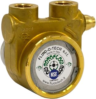 Lead Free Brass Rotary Vane Pump with Brass Key 250 gph 1/2" NPT