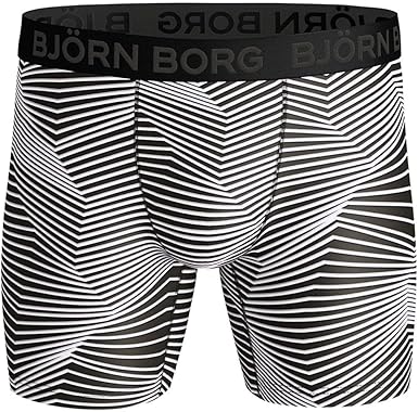 Bjorn Borg Muscle Stripes Performance Men's Boxer Brief, Forest Night Large  : Amazon.co.uk: Clothing