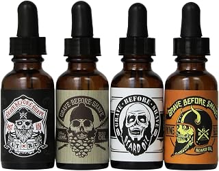 GRAVE BEFORE SHAVE™ Beard Oil 4 Pack