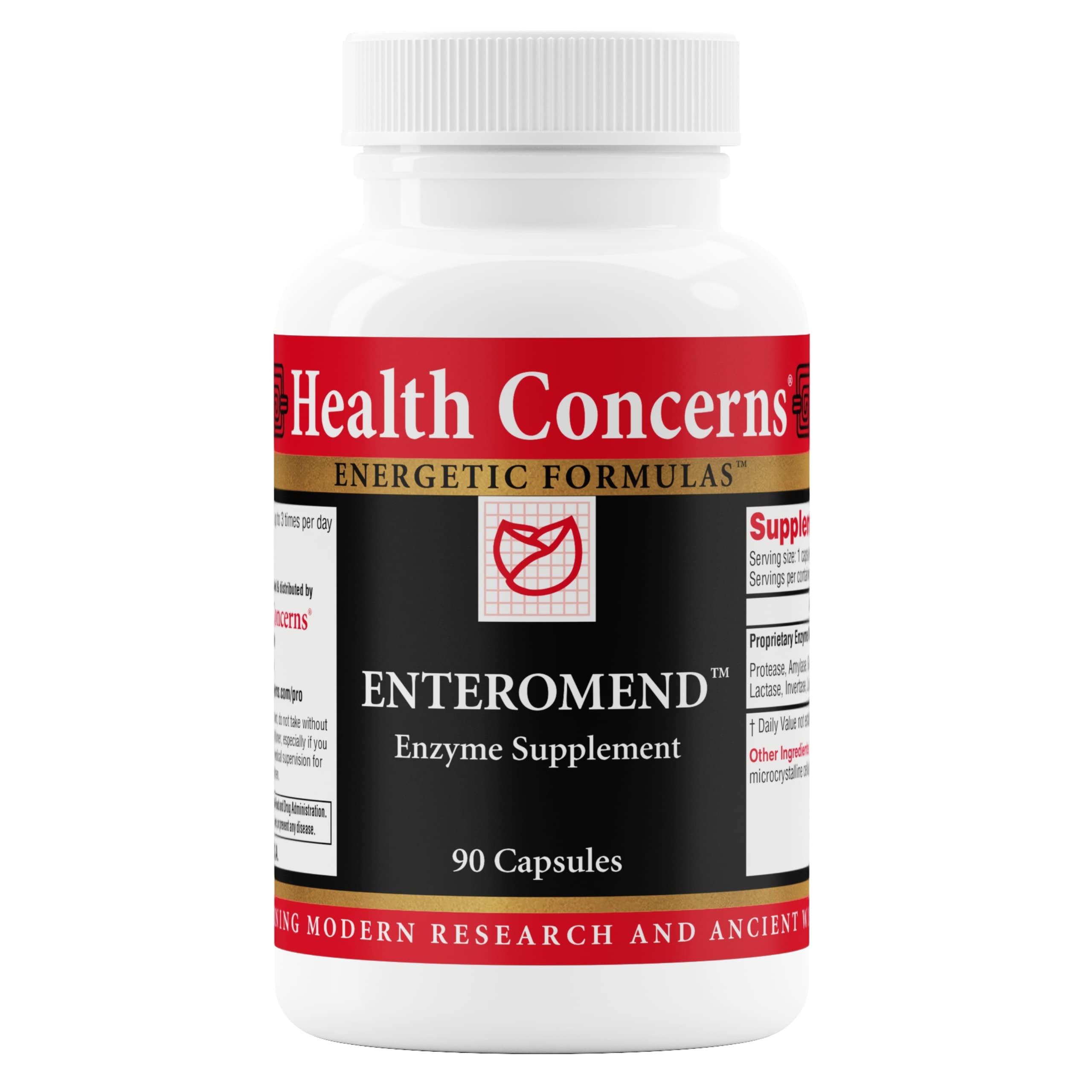 Sponsored Ad - Enteromend – Digestive Enzyme Supplement for Gut Health, Bloating & Food Sensitivity Relief – Intestinal & Digestive Support – Protease, Amylase, Lactase & Peptidase – 90 Capsules