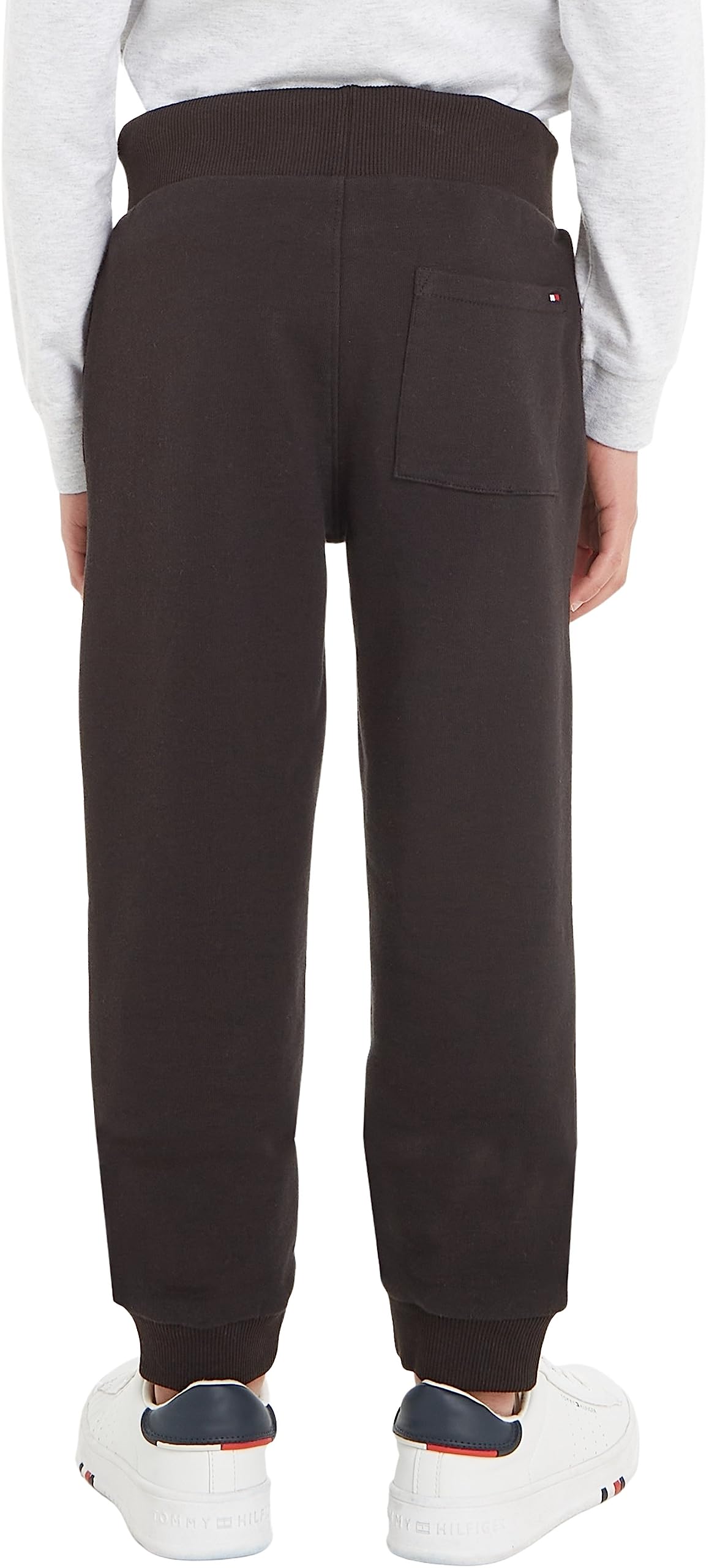 Tommy Hilfiger Pantalón de chándal infantil Unisex Essential Sweatpants de algodón orgánico