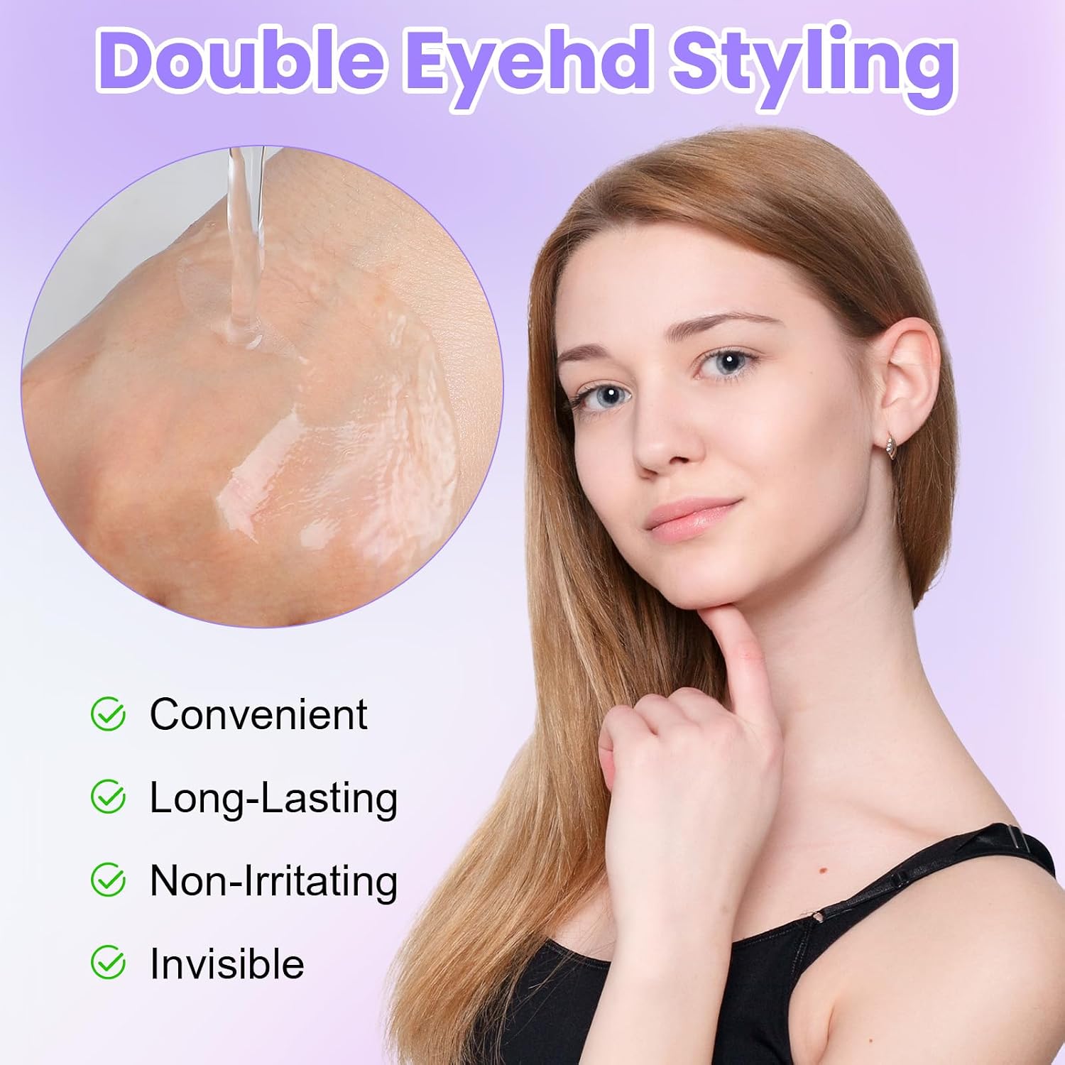 Eyelid Tape, 480PCS Eyelid Lifter Strips Invisible Cosmetic Tapes Ultra-Thin Breathable Long-Lasting Instant Waterproof Double Eyelid Tape for Hooded Droopy Uneven Mono-eyelids
