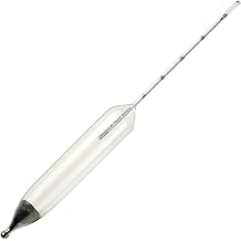 SP Bel-Art, H-B DURAC 105/125 Percent Alcohol Proof Ethyl Alcohol Hydrometer B61807-4600