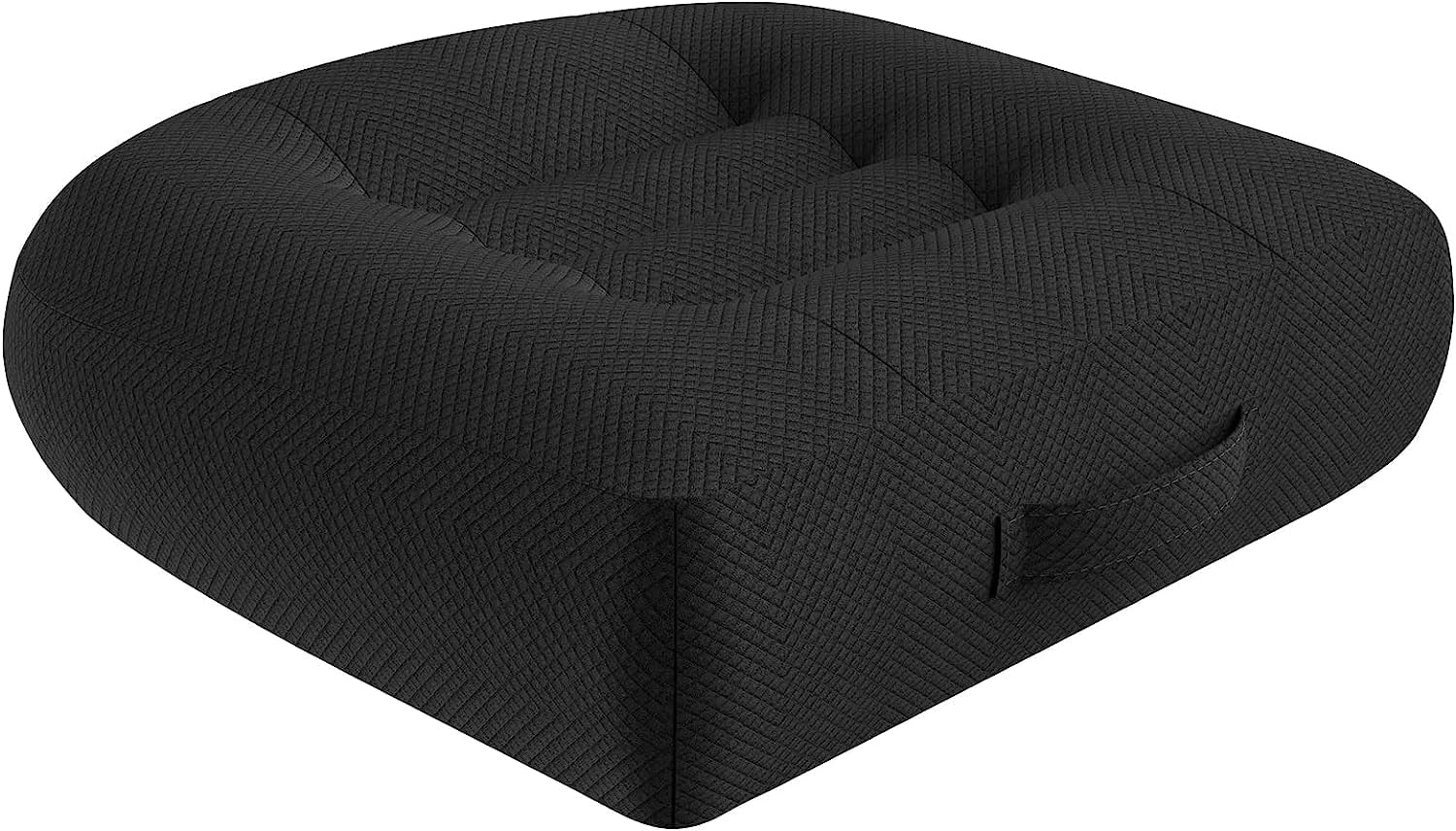 WSGJHB Car Booster Seat Cushion Posture Cushion Portable Breathable Mesh, Effectively Increase The Field of View by 12cm/ 4.7in, Ideal for Office, Home, Angle Lift Seat Cushions,Black