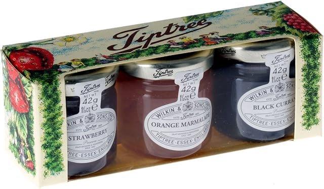 Wilkin & Sons of Tiptree "Trio of Preserves" 3 x 42g Mini Jar Gift Pack