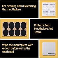 Vista 5 de Focusound Cojines para boquilla para saxofón y clarinete, gruesos, 0.031 in, negro, paquete de 8
