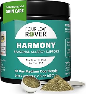 Harmony - Skin & Coat Supplement with Quercetin for Dogs - Balanced Histamine Support for Seasonal and Environmental Aller...