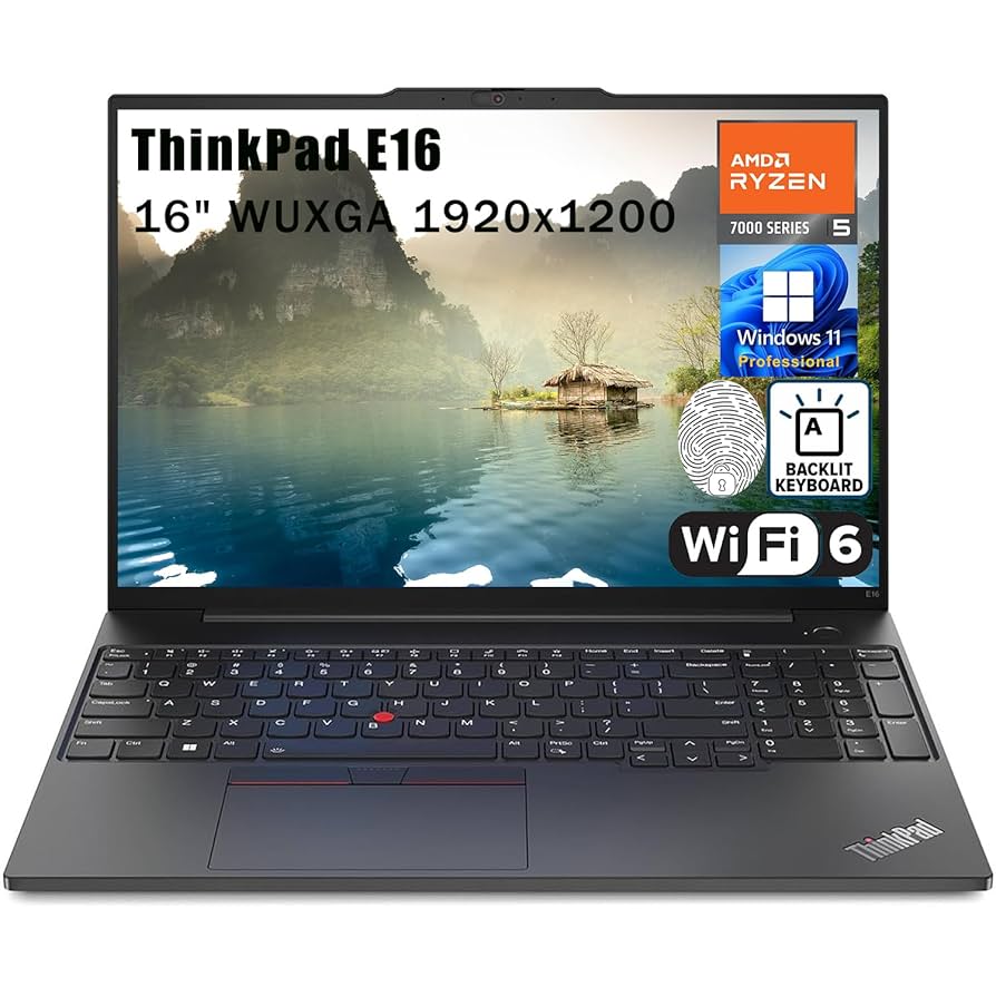 フルHD15.6型 ThinkPad E16 AMD Ryzen 5-7530U Lenovo Thinkpad E16 Gen1 Amd Ryzen 5 7530u 8gb Ram SSD 256gb