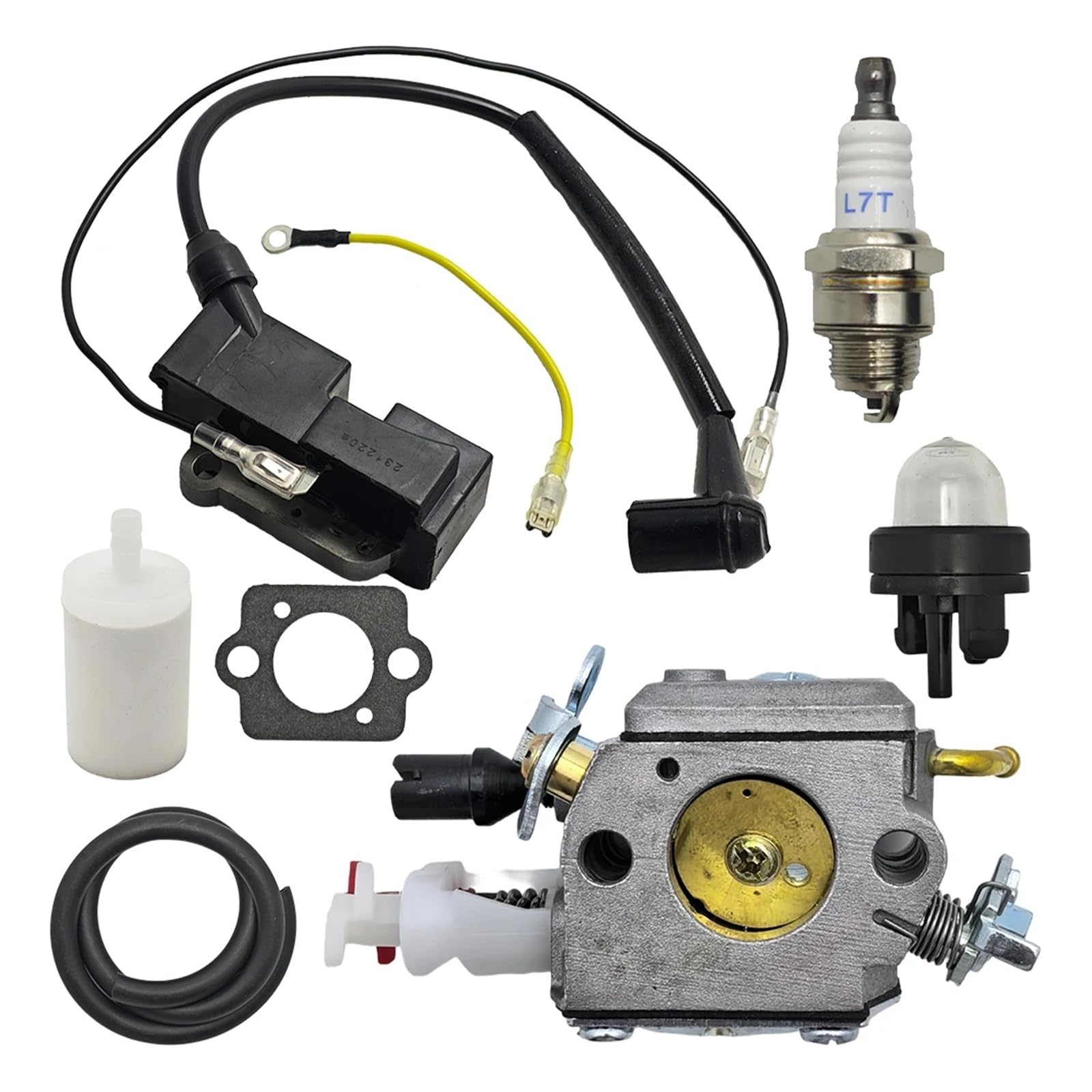Ajuste for 357 XP 359 357XP Jonsered 2159 motosierras Zama C3-EL18B RB-163 carburador bobina de encendido Kit de filtro de manguera de combustible