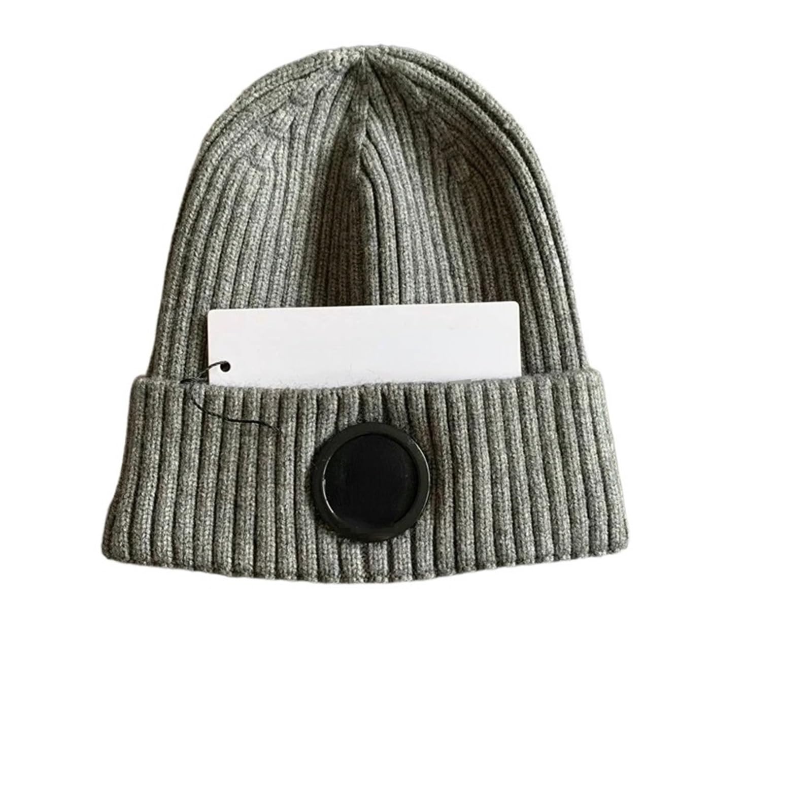 Gorro informal de invierno for exteriores for hombre, gorro punto acanalado algodón con una sola lente for adultos, gorros unisex cálidos Invierno Al Aire Libre