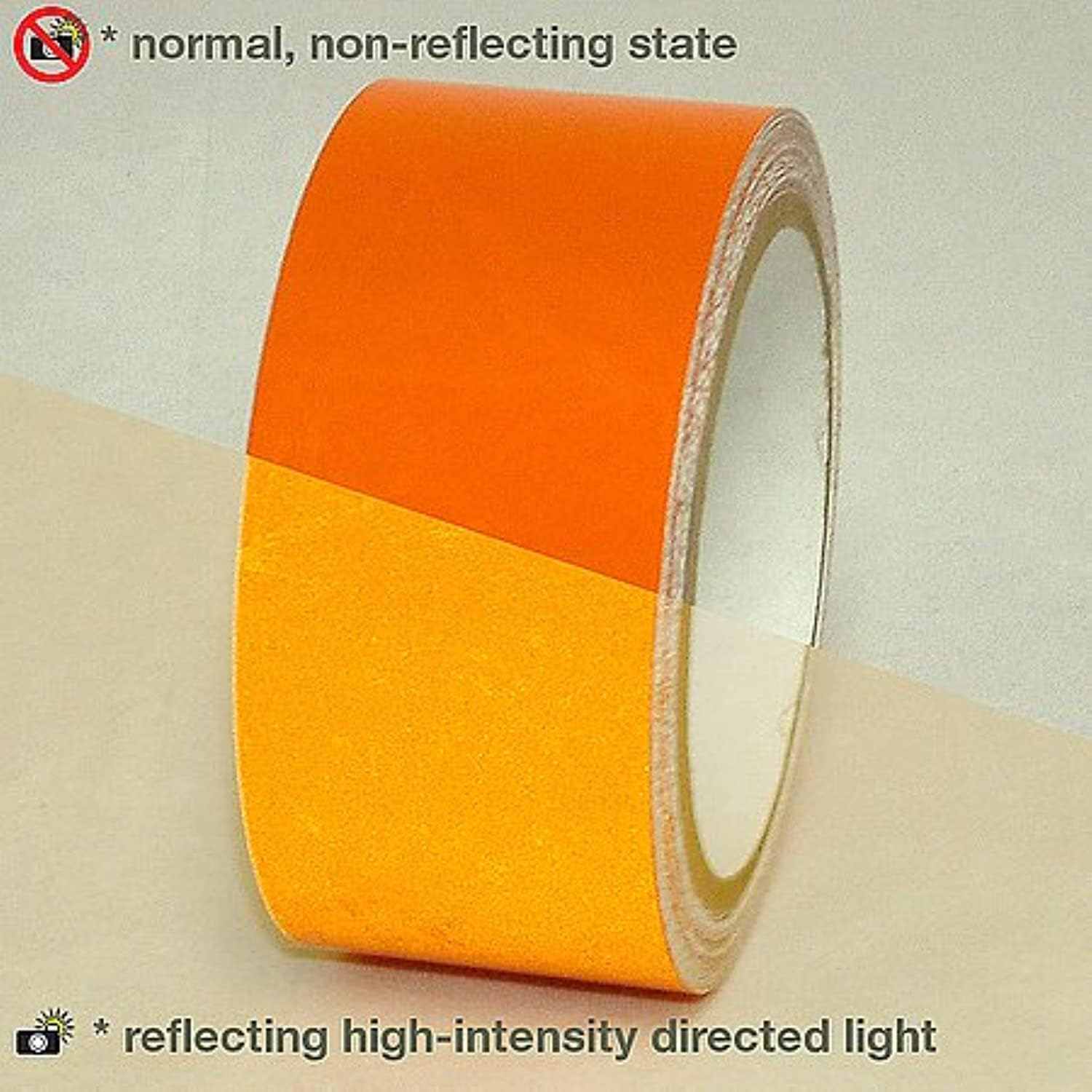JVCC Engineering Grade Reflective Tape (REF-7), 2 in. (48mm Actual) x 30 ft. (Red)