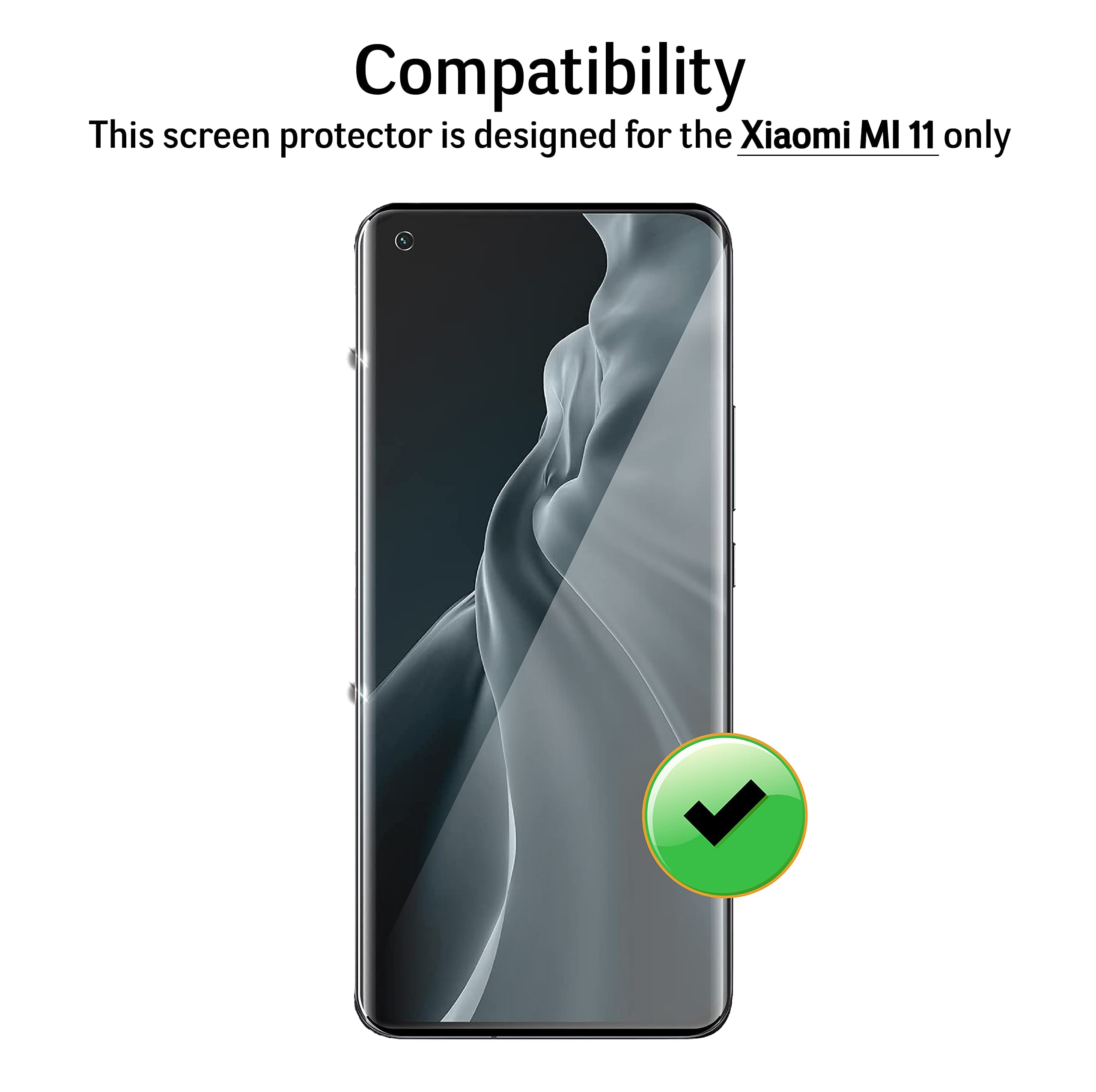 Protection écran Verre Trempé Pour Xiaomi Mi 11 Ultra - Couverture Complète 3D - 9H - Neuf