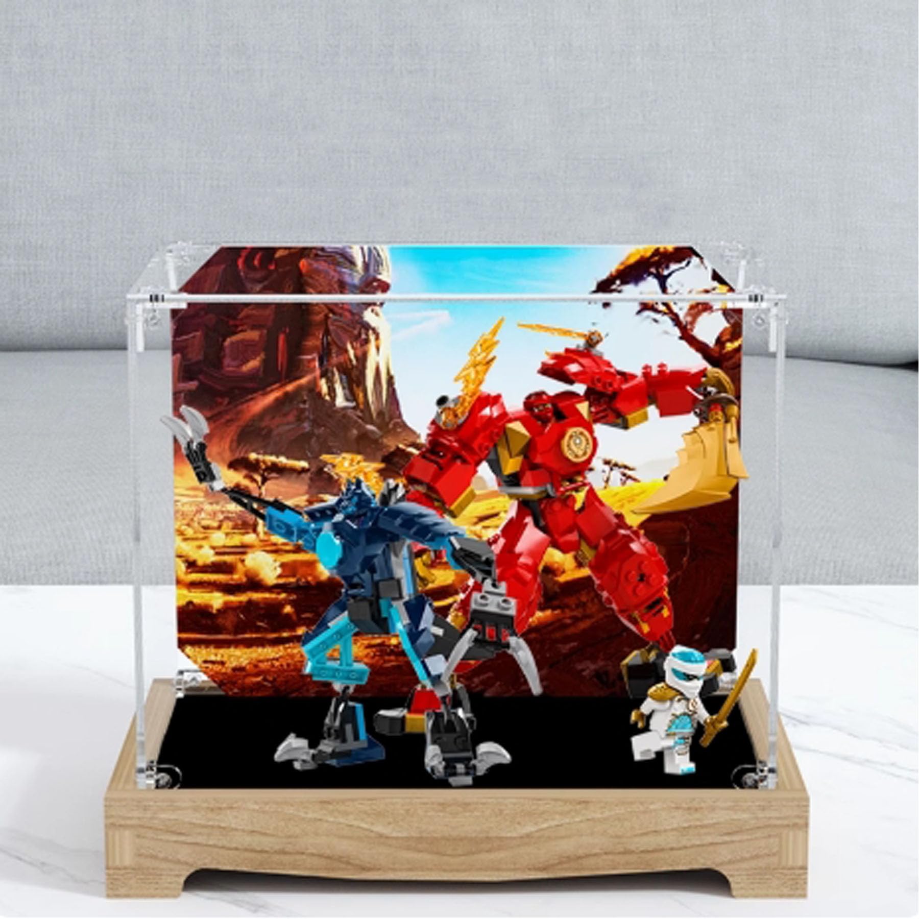 木製ディスプレイ台 Amazon.co.jp: 防塵 アクリルディスプレイボックス レゴ71808 Fire