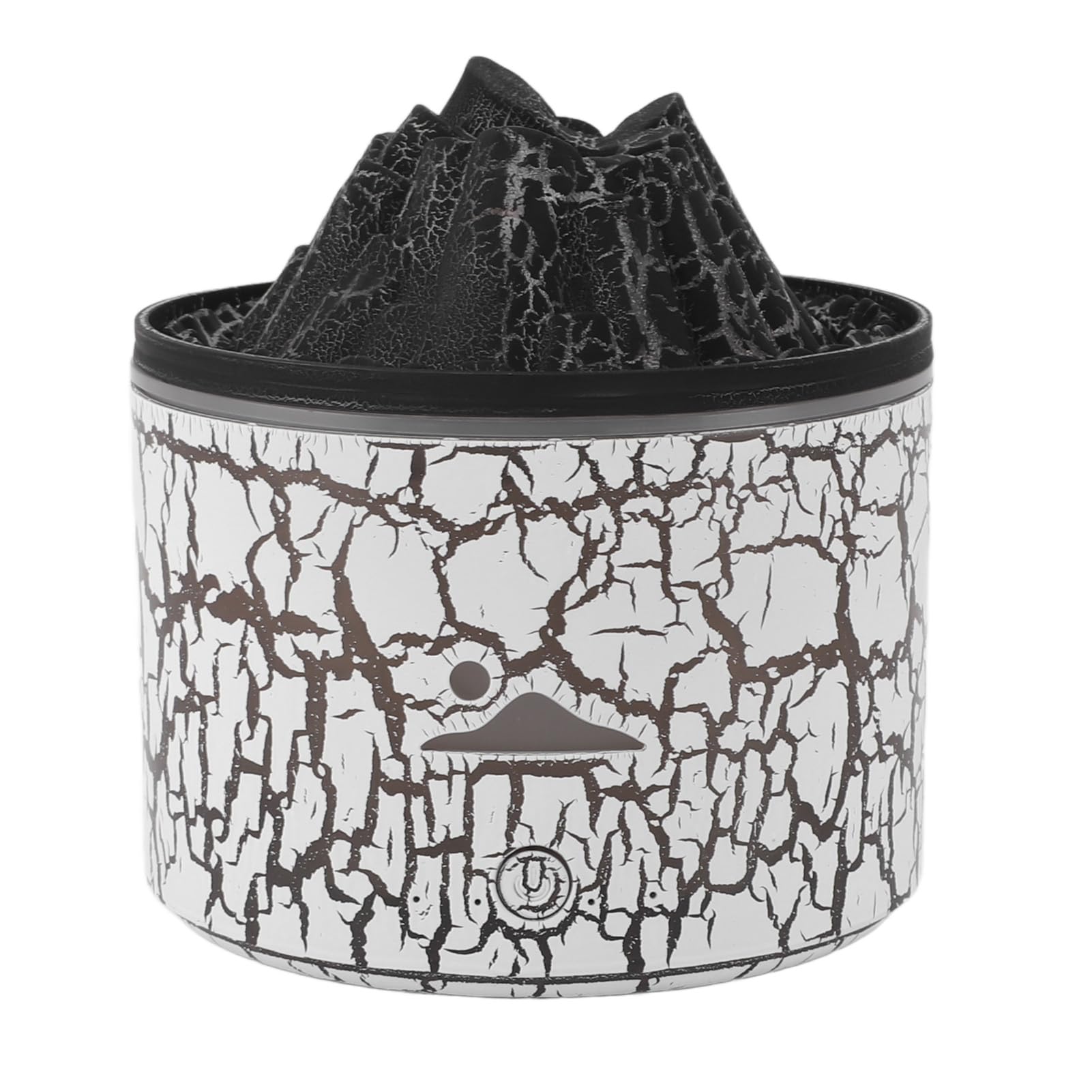 Diffuseur Volcanique D'huiles Essentielles, Diffuseur Humidificateur Volcanique, 5 V 180 ML, Arrêt Automatique Relaxant, Humidificateur Chaud D'aromathérapie, Diffuseurs de (White)