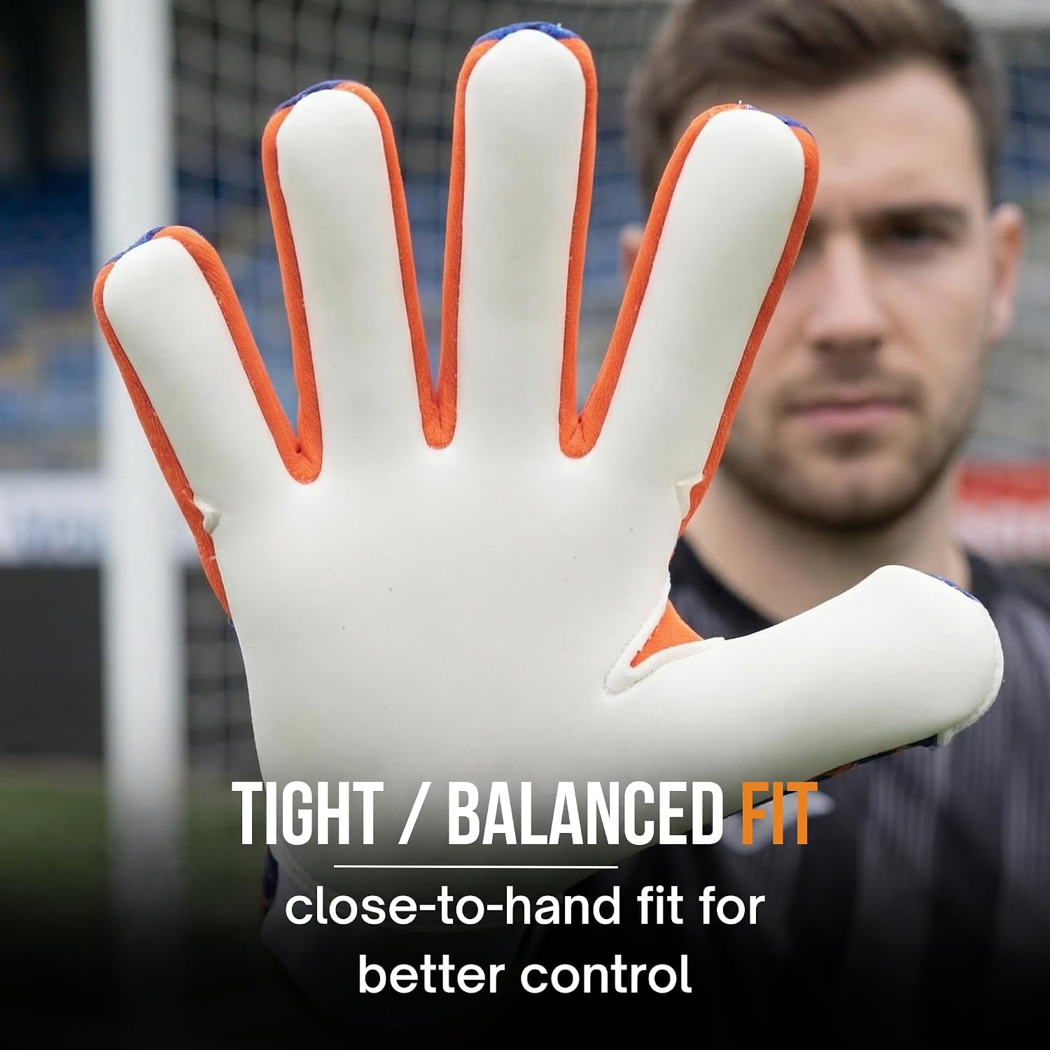 ONEKEEPER Mana Professional Goalkeeper Gloves – 3.5mm German Contact Latex, Tight Fit, Removable Strap, Best Grip Pro Level Soccer Goalie Gloves (Sizes 5–12)
