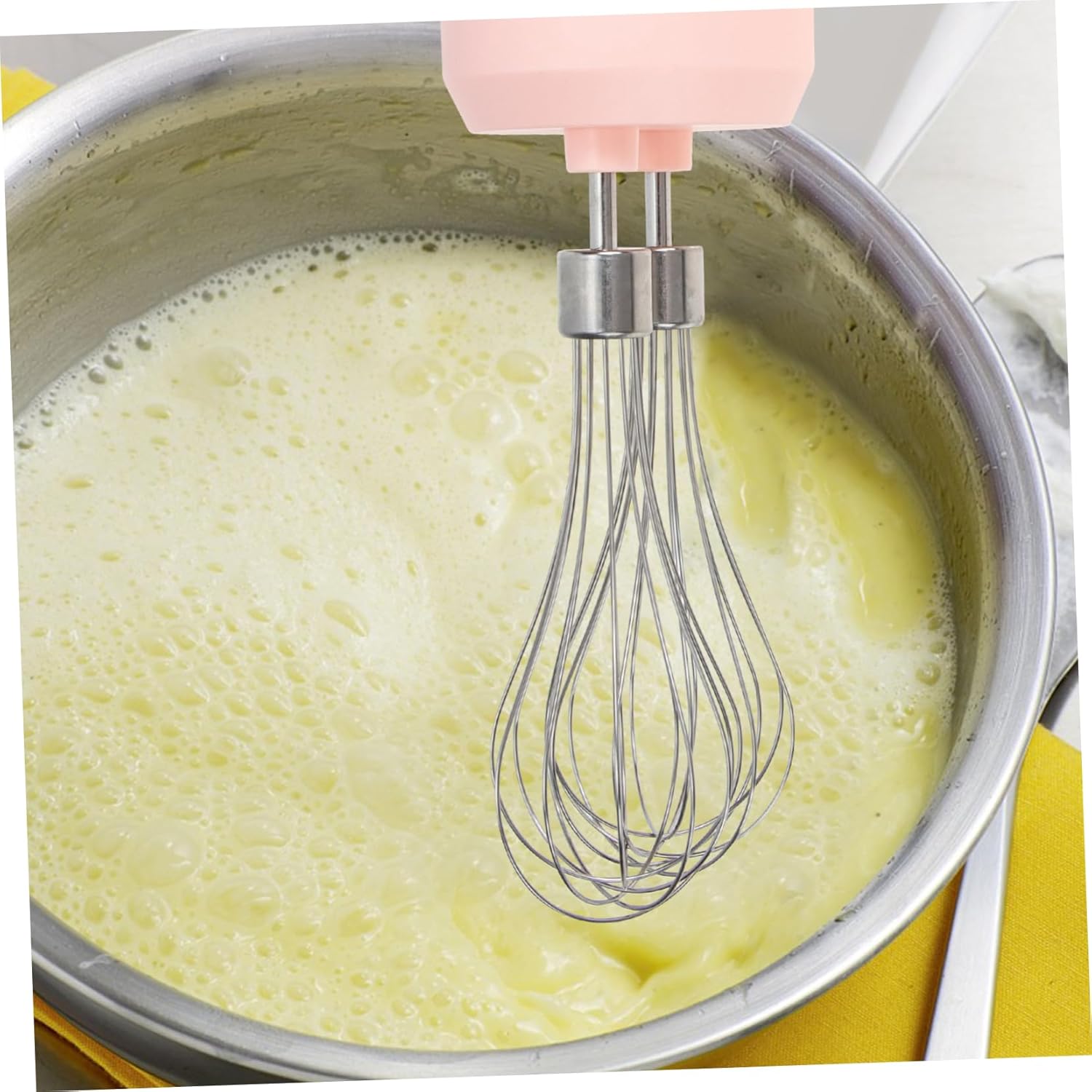 1set Convenient Handheld Electric Beater Mixer for Baking Lightweight and Portable for Whipping and Liquid Ingredients Easy to Store and Use