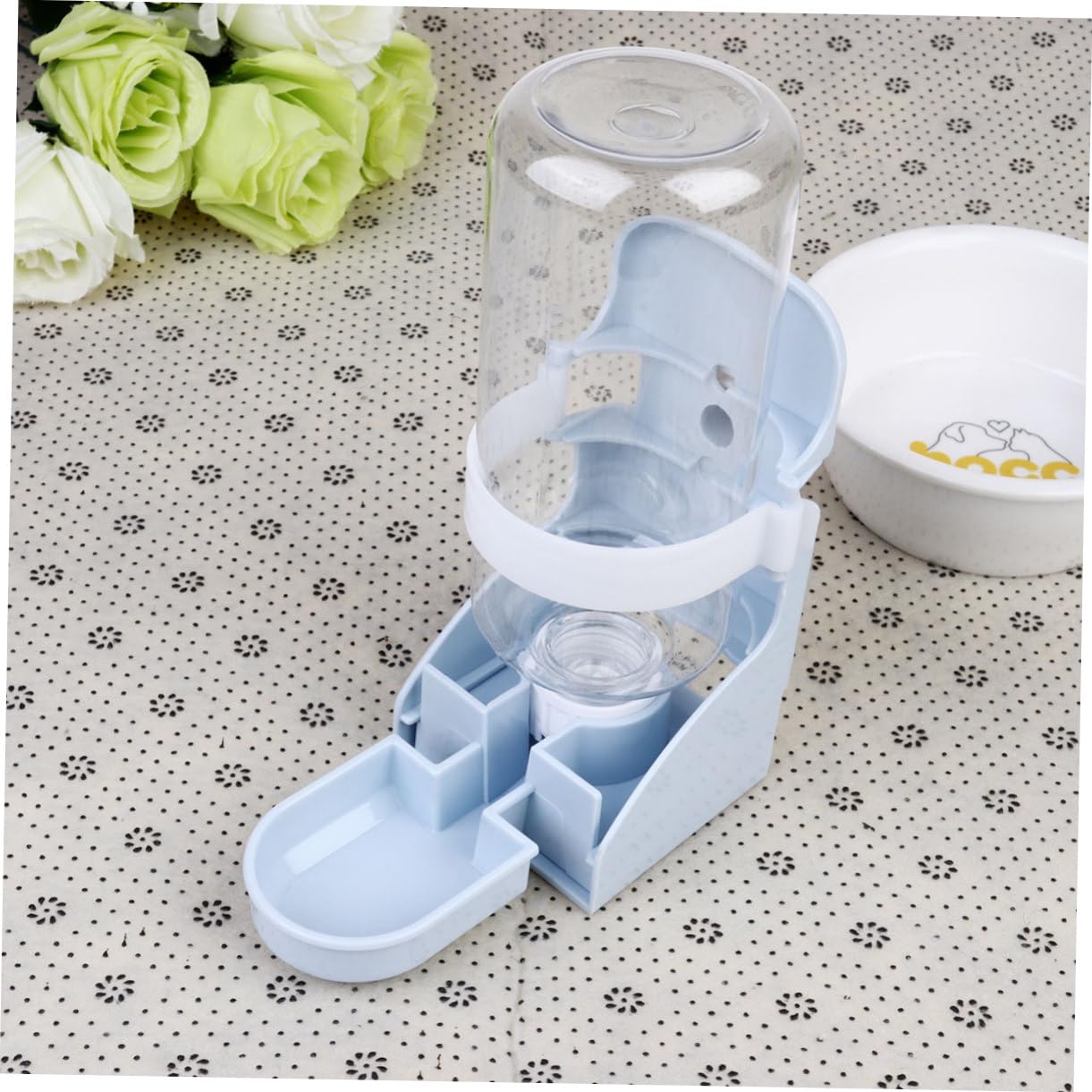 2 Piezas Bebedero Hamster bebederos para pajaros Bebedero para Animales de compañía Bebedero para hámster Conejos alimento dispensador de Agua tazón de Agua pava Botella de Agua