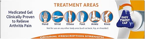 Vista 15 de VOLTAREN Gel de dolor de artritis voltaren para alivio de dolor de artritis tópica, no se necesita prescripción - Tubos de 3.5 oz / 100 g