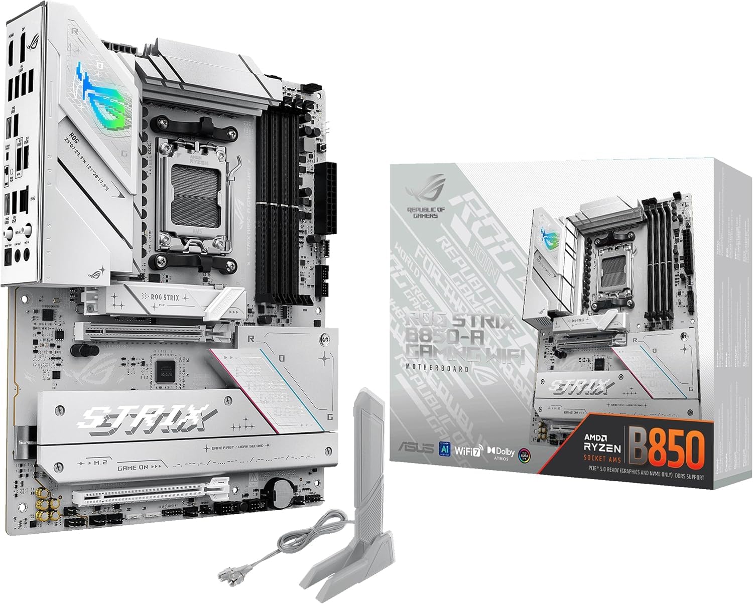 Amazon | ASUS AMD AM5 AMD B850 ATX マザーボード Ryzen 9000 &8000