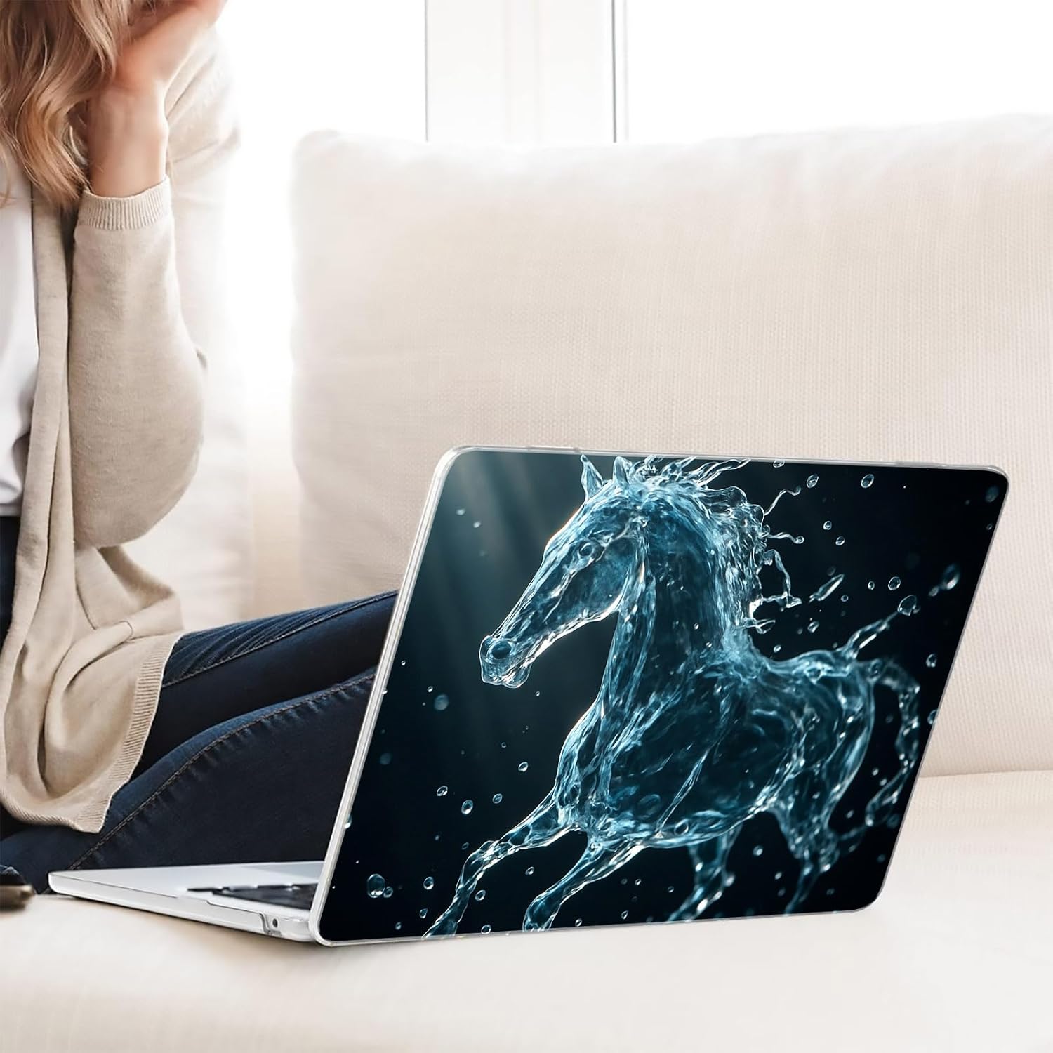 Compatible with MacBook Neo 13-inch, Hard Shell Case with Keyboard Cover and Screen Protector (A3404 A18 Pro chip, 2026 Release) - Horse MC22943