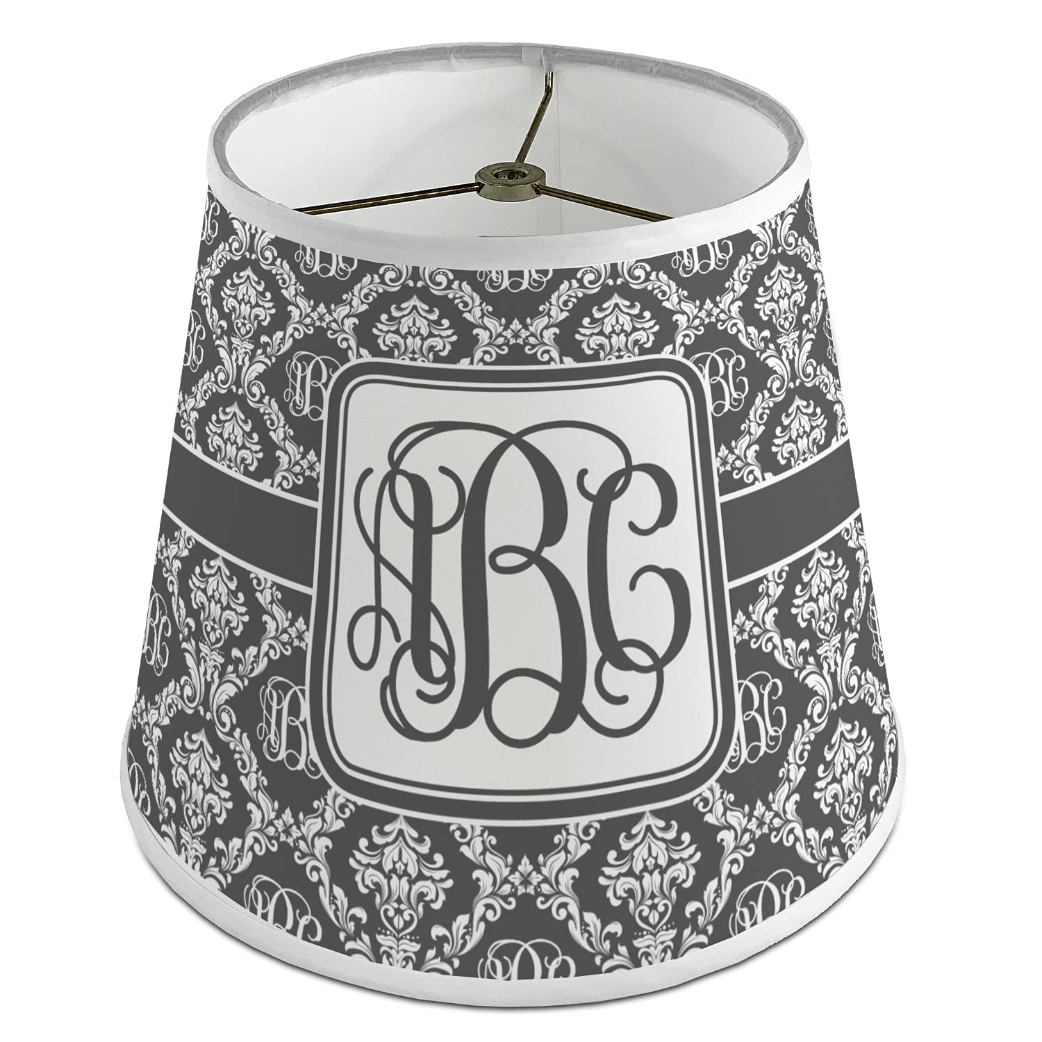 RNK Shops Personalized Monogrammed Damask Empire Lamp Shade