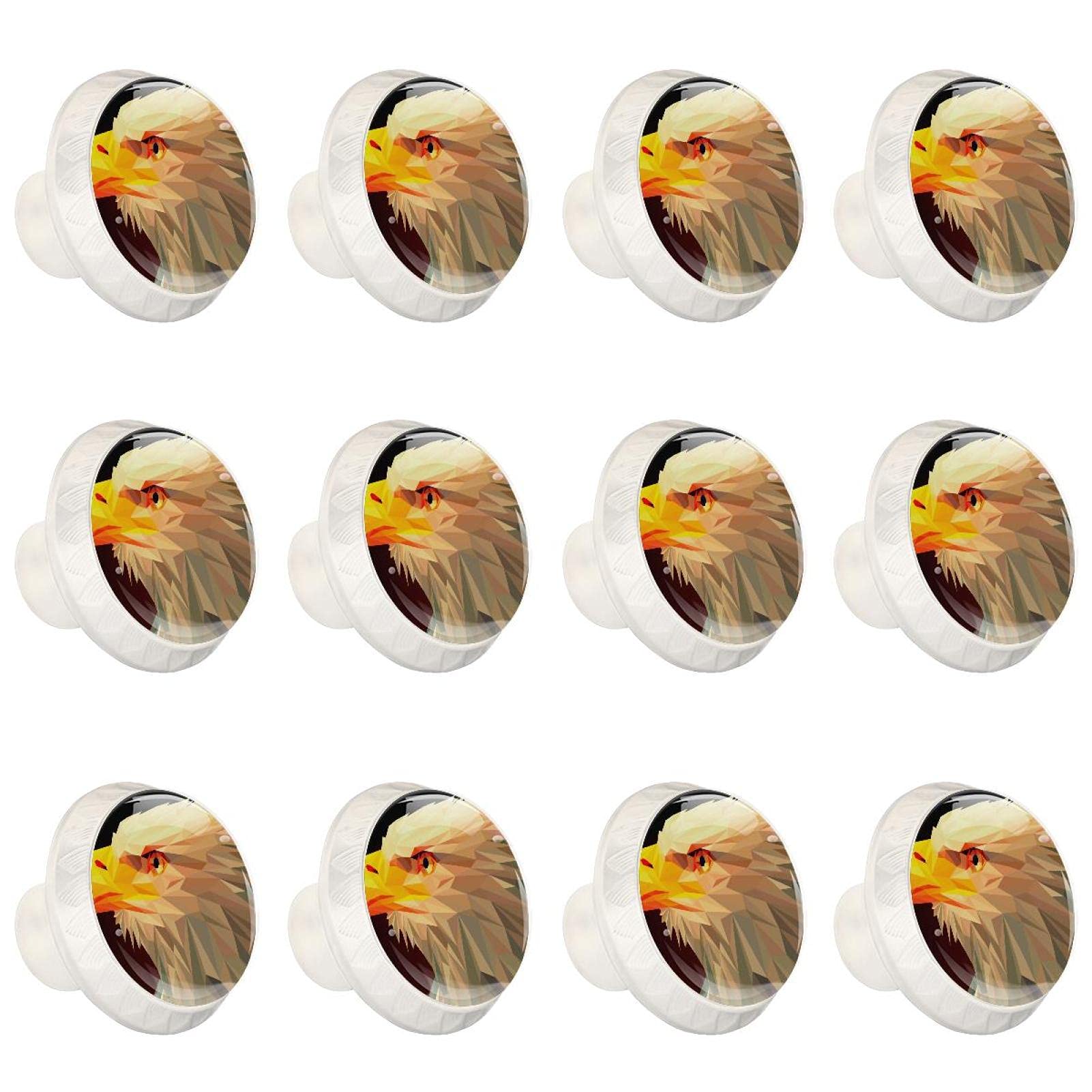 Boutons d'armoires de cuisine pour relooker facilement un meuble ou un tiroir en plastique x12