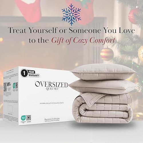 Miniatura 3 de Southshore Fine Living, Inc. - Juego de ropa de cama de gran tamaño, edredón de tamaño extra grande con fundas de almohada a juego, patrón de