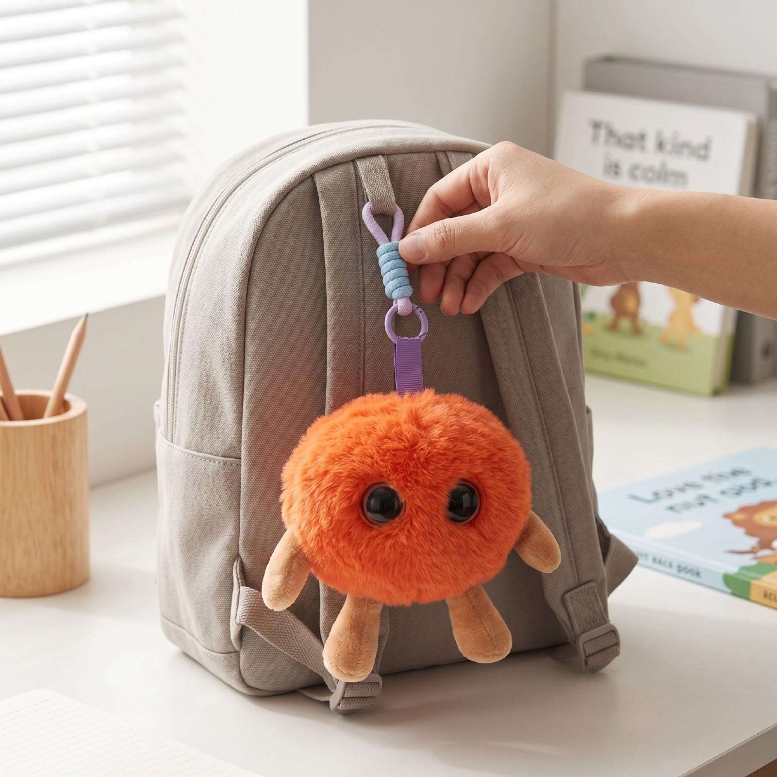 Yosoo Health Gear Juguete de Peluche Inteligente con Ojos Emocionales, Compañero Interactivo de Peluche con IA, USB C, Chat de Voz en 66 Idiomas, Tutoría, Narración de Cuentos para Niños y Familias