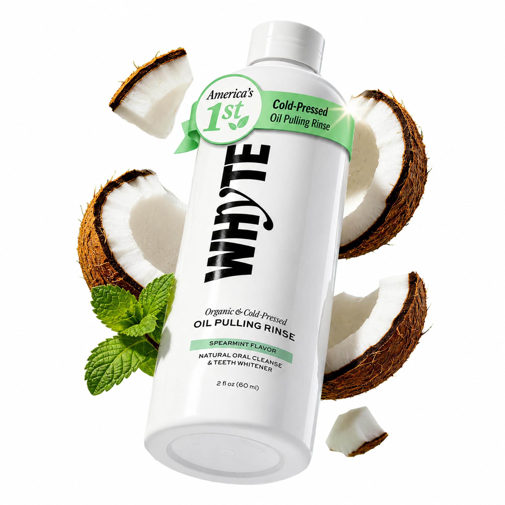 Amazon.com : Whyte Organic Coconut Oil Pulling Mouthwash for Bad