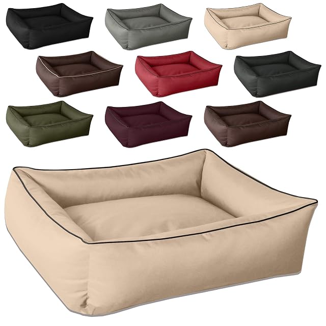 Foto 3 de 8 de BedDog colchón para Perro MAX XL Aprox. 100x85 cm, 8 Colores, Cama, sofá, Cesta para Perro, Beige