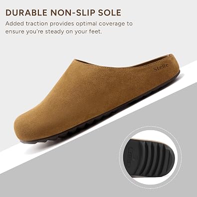 Stelle Clogs Women Mens Suede Potato Shoes Slip on Slippers