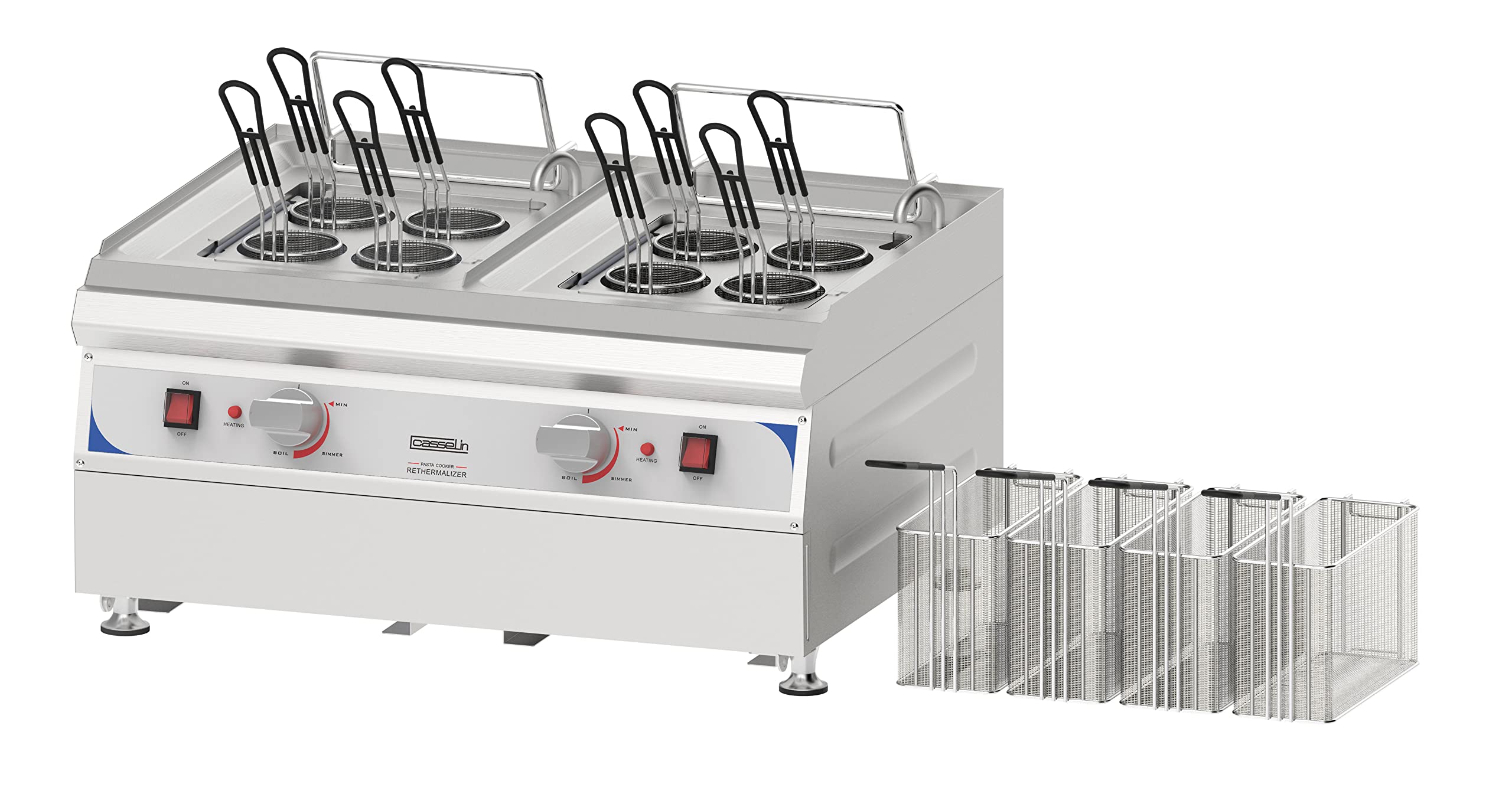 Casselin CCAP92 - Cuiseur à Pâtes 2 x 9 Litres