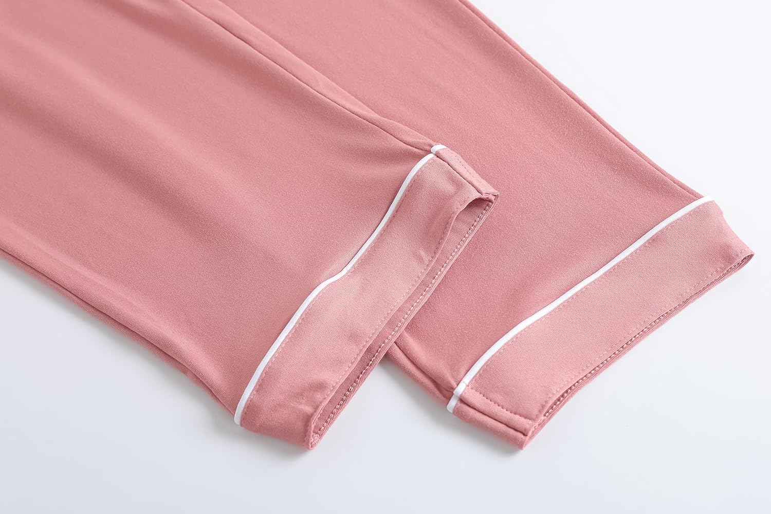 Vopmocld Big Girls Button Down Pajama Sets Long Sleeve Long Pants Cute Piping Jammies Soft Cozy Sleepwear with Pockets - Image 7