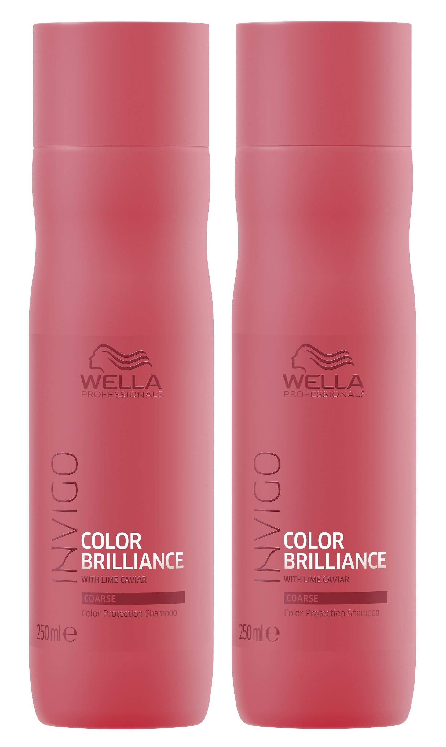 Wella INVIGO Colour Brilliance Protection Shampoo Coarse Pack of 2x 250 ml