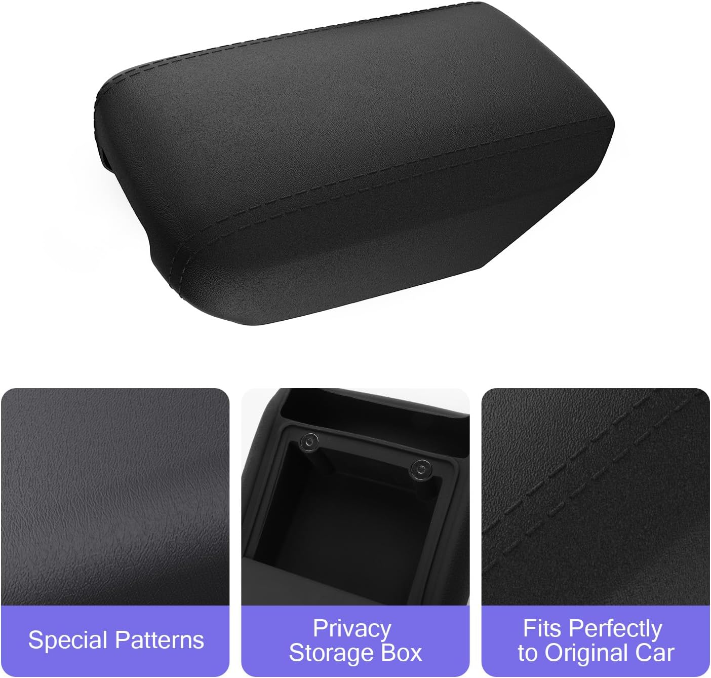 LUWU Center Console Cover Hidden Storage Box Compatible with 2023 2024 2025 2026 Kia Sportage Accessories Silicon Material Armrest Cover Center Console Hidden Organizer Box (2 in 1 Design)