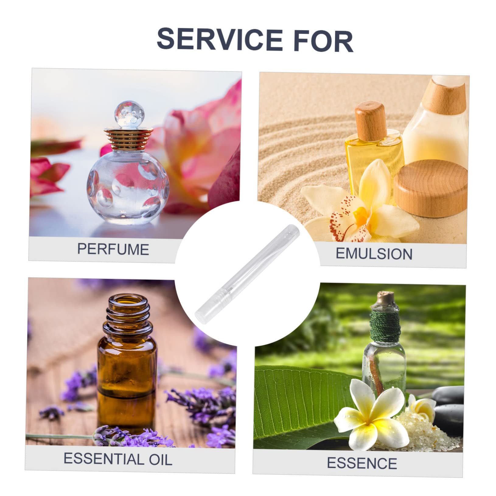 36 Pezzi Contenitori Spray Vuoti Ricaricabili in Vetro Trasparente Per Profumi e Cosmetici Compatti Per Borsa e Viaggio