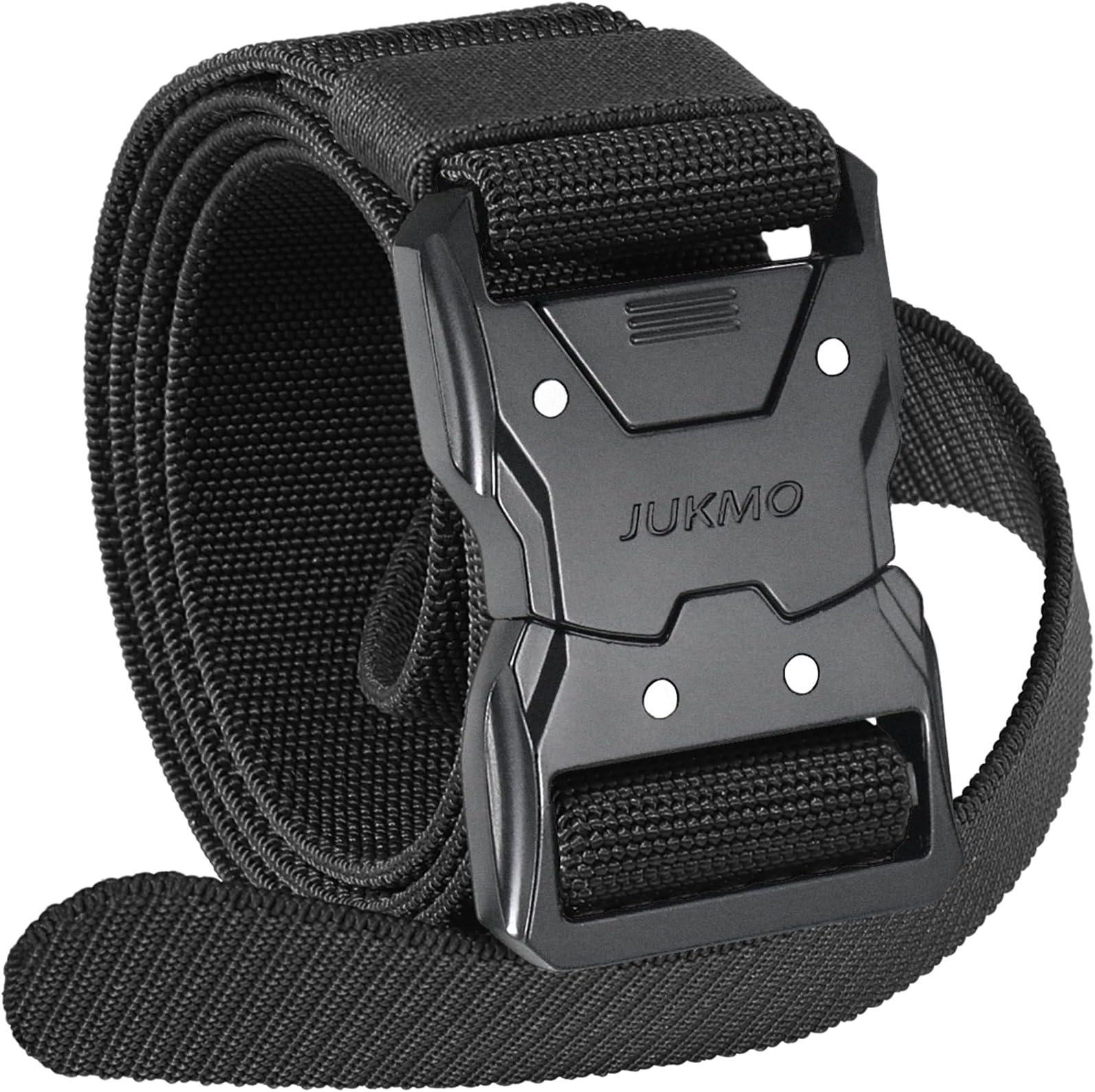 Quick Release Tactical Belt, Military Work 1.5" Nylon Web Hiking Belt with Heavy Duty Seatbelt Buckle