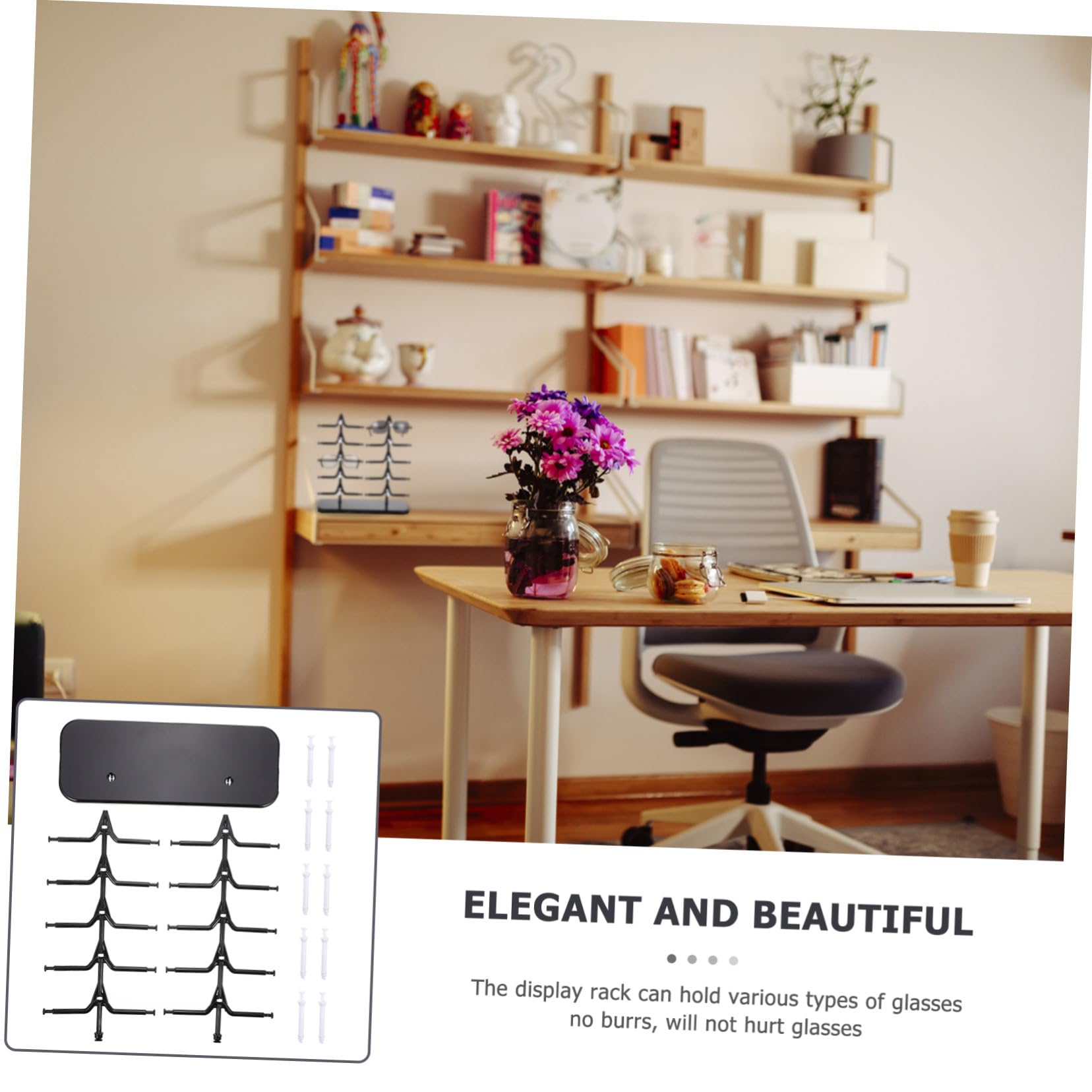 Healeved 3 Stück Brillenständer Kunststoff Sonnenbrillen Halterung Stabiler Aufbewahrungsständer für Sonnen Optische Brillen Praktischer Organizer für Shop und Zuhause