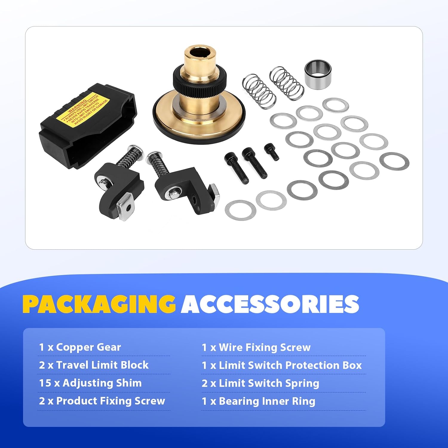 Power Feed X-Axis for Milling Machine, 450 in-lbs Torque Power Feed Milling Machine, 0-200 RPM, 110V, Benchtop Mill Power Feed for Bridgeport and Some Knee Mills with 5/8" Diameter Shafts On The End