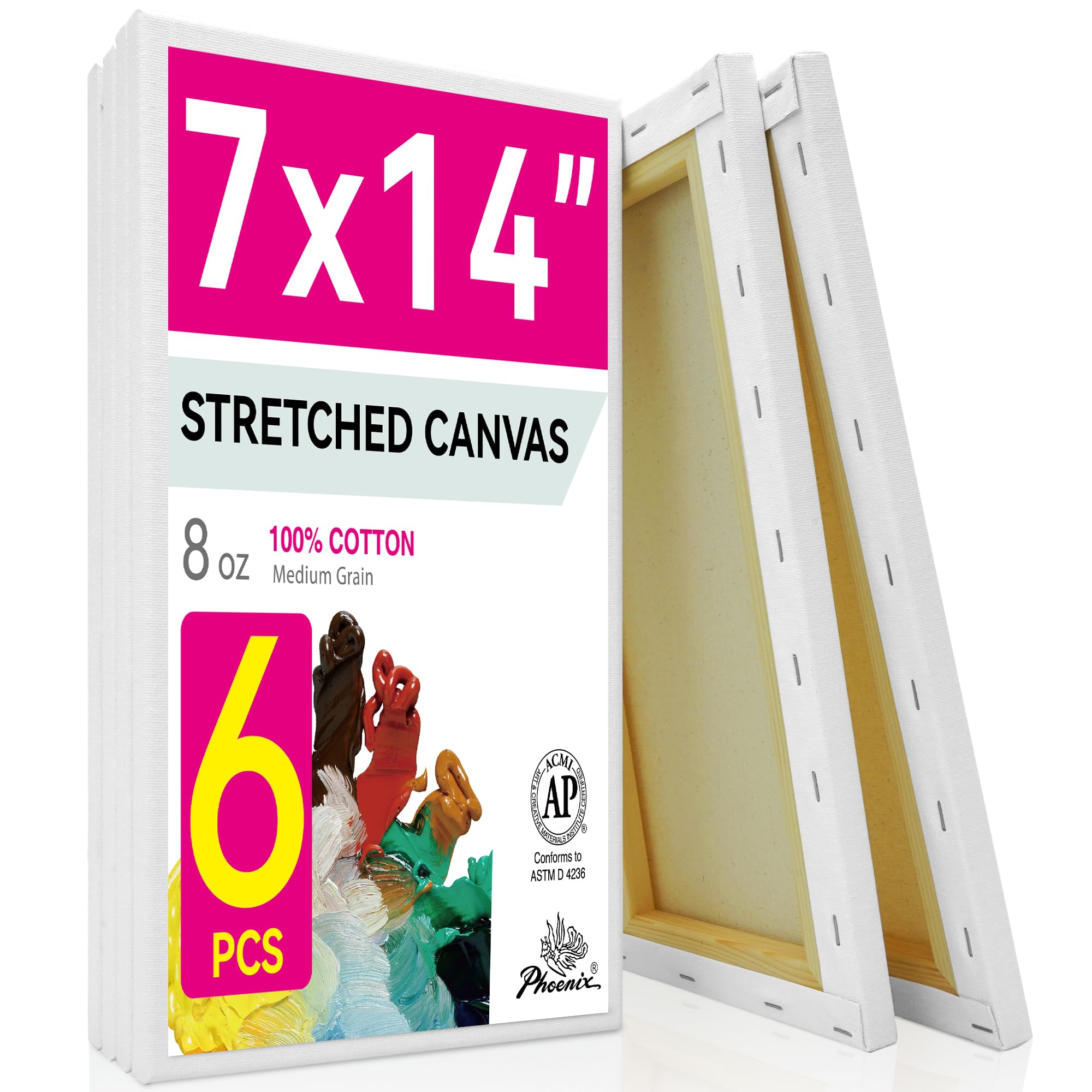 Hi-STANDARD　TM paint CANVAS Amazon.com: PHOENIX Long Stretched Canvas for Painting 7x14 Inch/6
