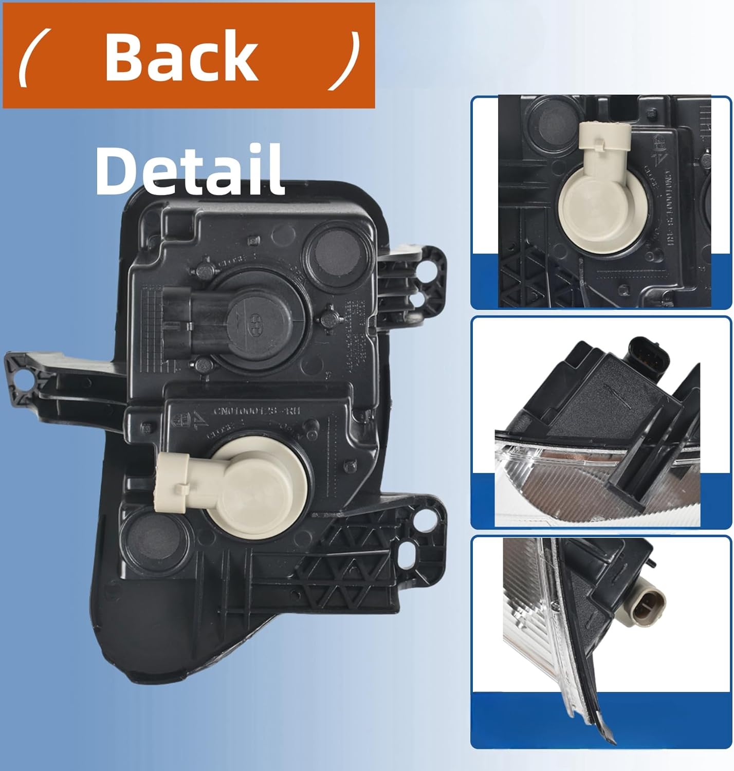 WFLNHB 1 Pair Left & Right Side Turn Signal Parking Lights Replacement for 2015 2016 2017 2018 Front Turn Signal Lamps Marker Lamp Lights 68256432AA CH2531105