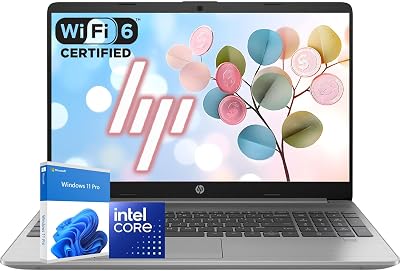 HP 15.6" FHD Laptop Computer | Latest Intel High-Performance CPU | 32GB RAM | 2TB SSD | Windows 11 Pro | Fast Wi-Fi 6 & Bluetooth 5 | Full-Size Keyboard | Up to 9H Battery for Work & Study