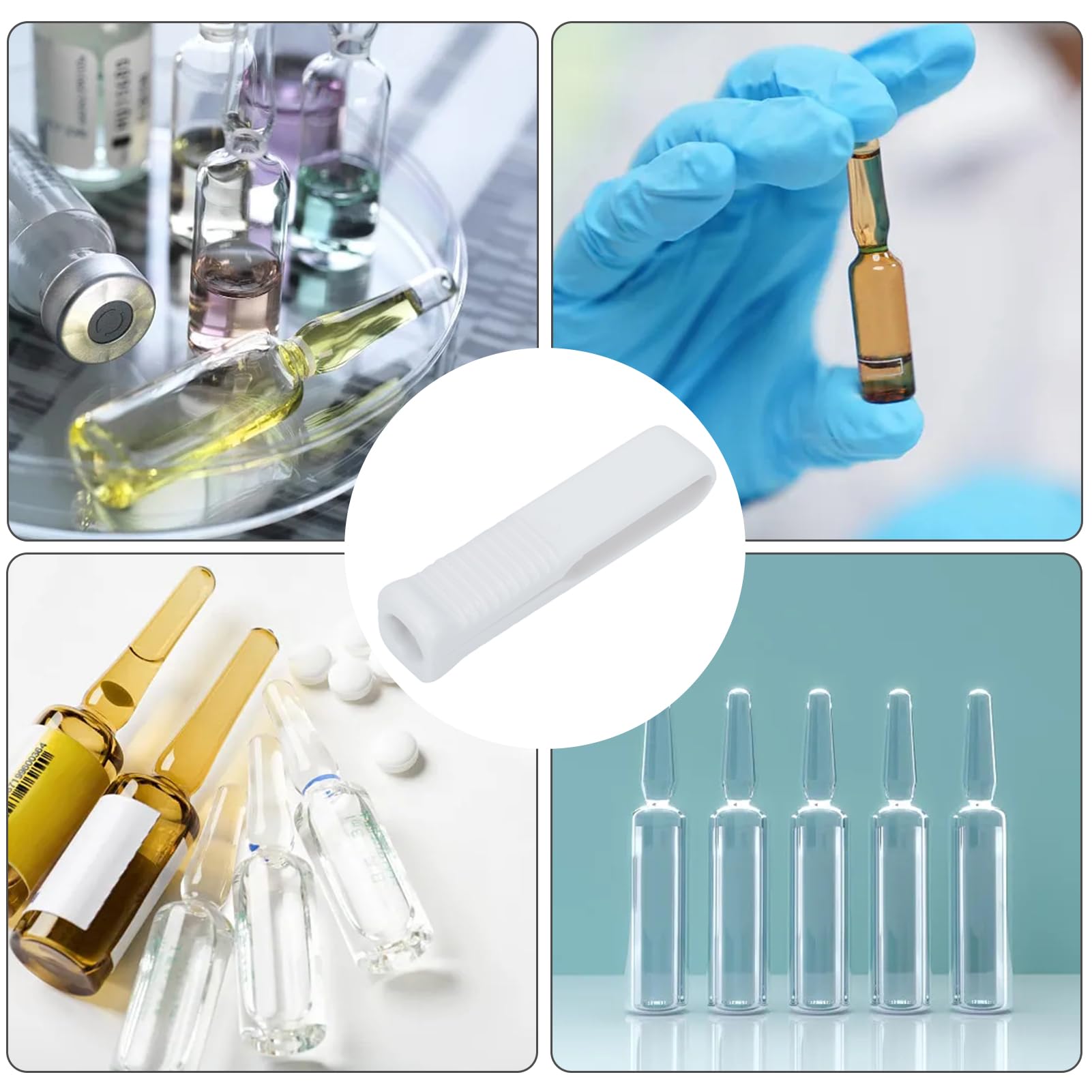 UKCOCO 6pièces Ouvre-ampoule Plastique Gouttière Décapsuleur