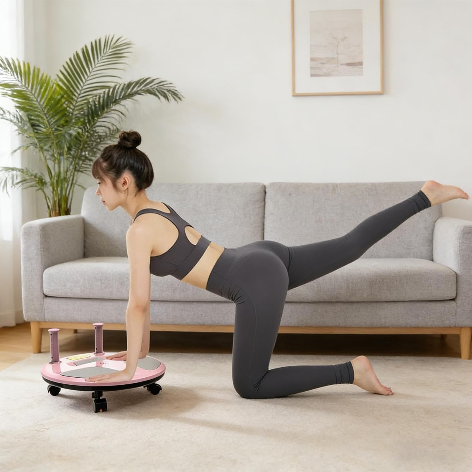 Rullo Per Allenamento Addominali Allenamento Fitness Per Muscoli Del Core | Attrezzo Per Fitness E Esercizi Addominali Per Uomini, Donne, Giovani, , Appassionati e Bodybuilder